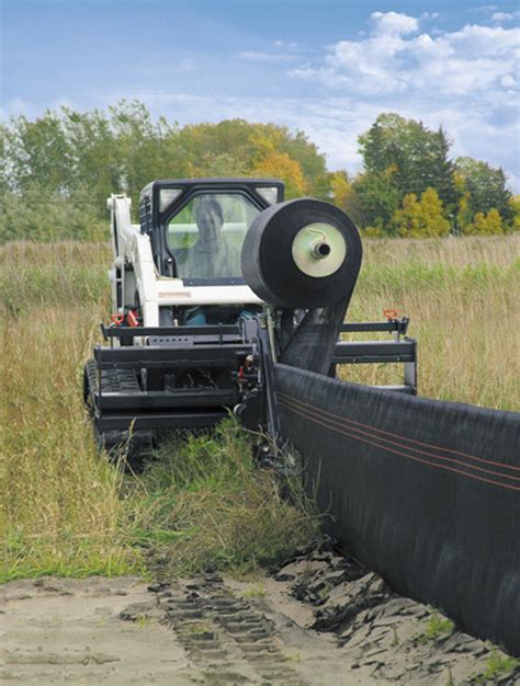 silt fence attachment skid steer|silt fence installer for sale.